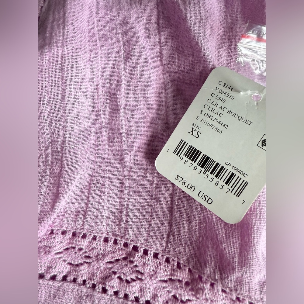 NWT! Free People Cher Romper Lilac Bouquet XS - Picture 4 of 4